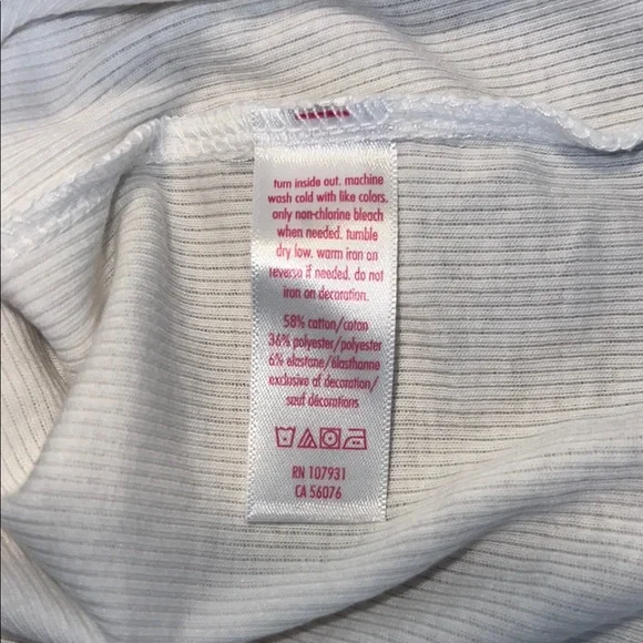 🛍️ 3 for $20 🛍️ - NWT - Justice White Tank Top - Picture 5 of 5